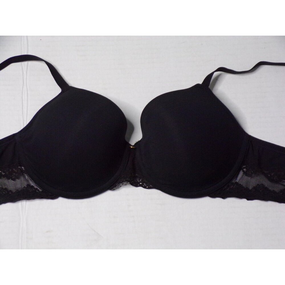 🆕NATORI Bliss Full Underwire T-Shirt Bra 34D Black #721154 - Picture 7 of 10